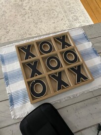 Fanciest tic-tac-toe board I’ve ever seen