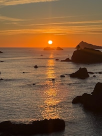 Sunset from the balcony