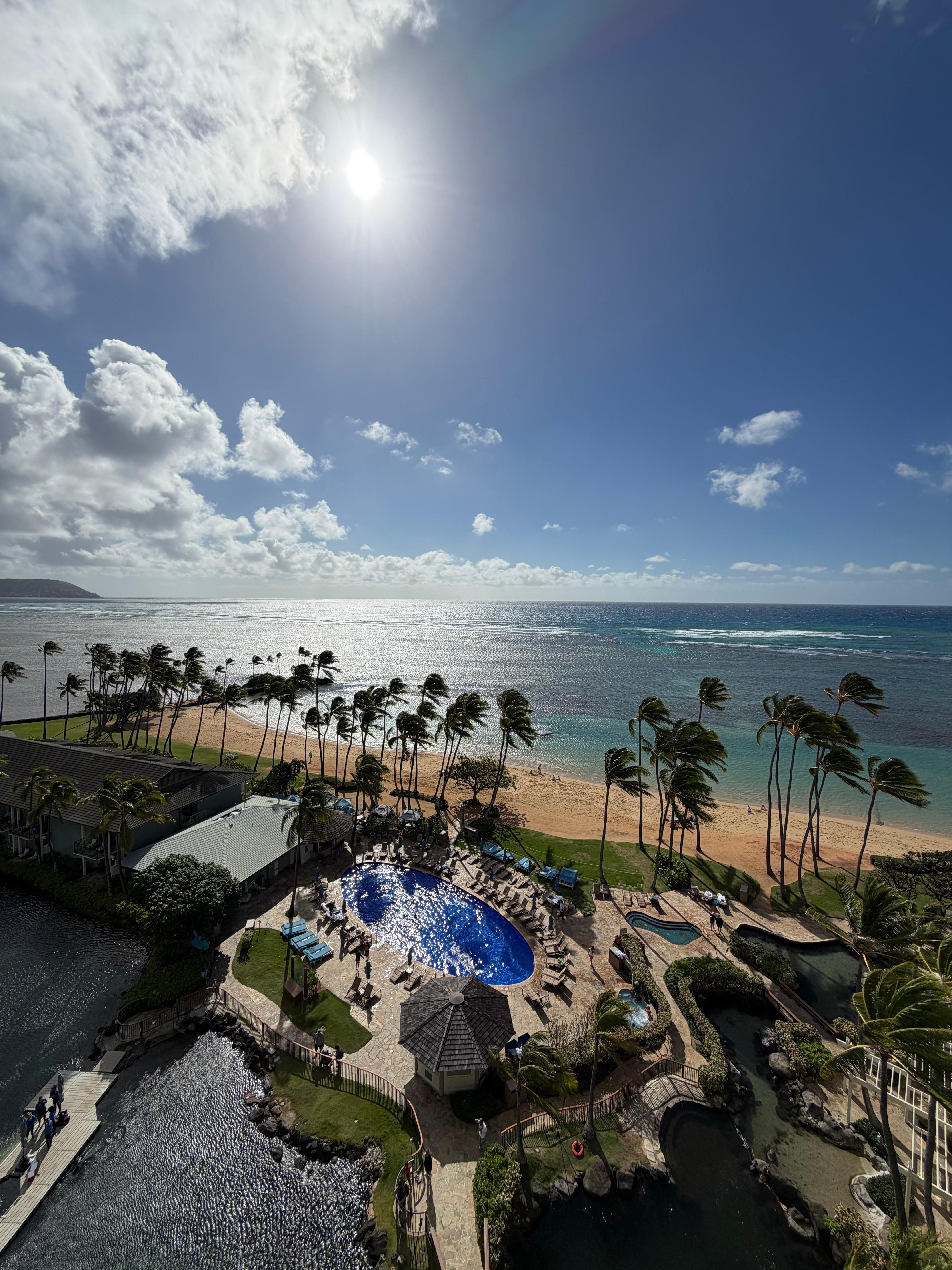 View from the balcony.