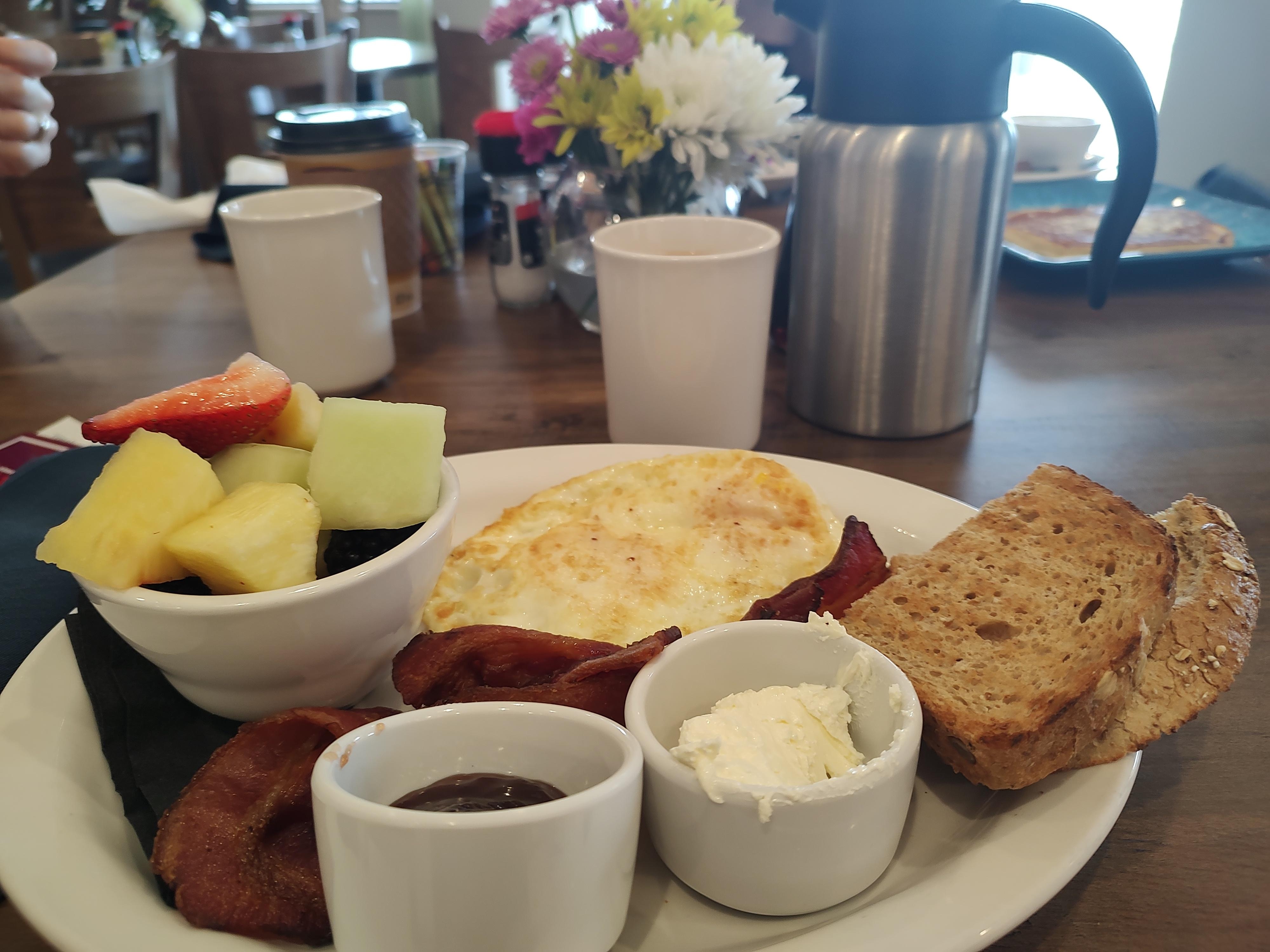 Breakfast! Covered w/ Voucher.