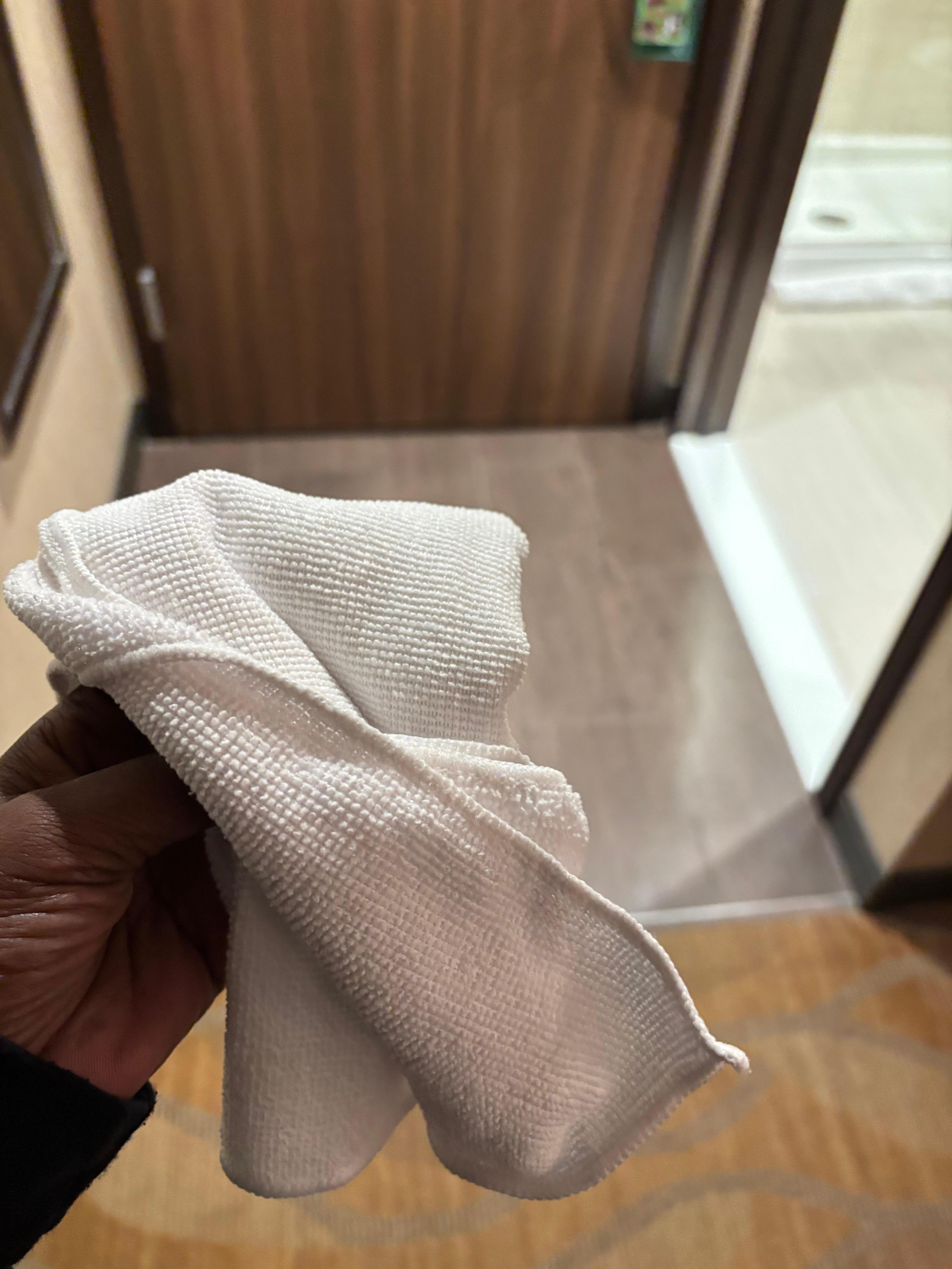 Microfiber washcloth smh the worst 