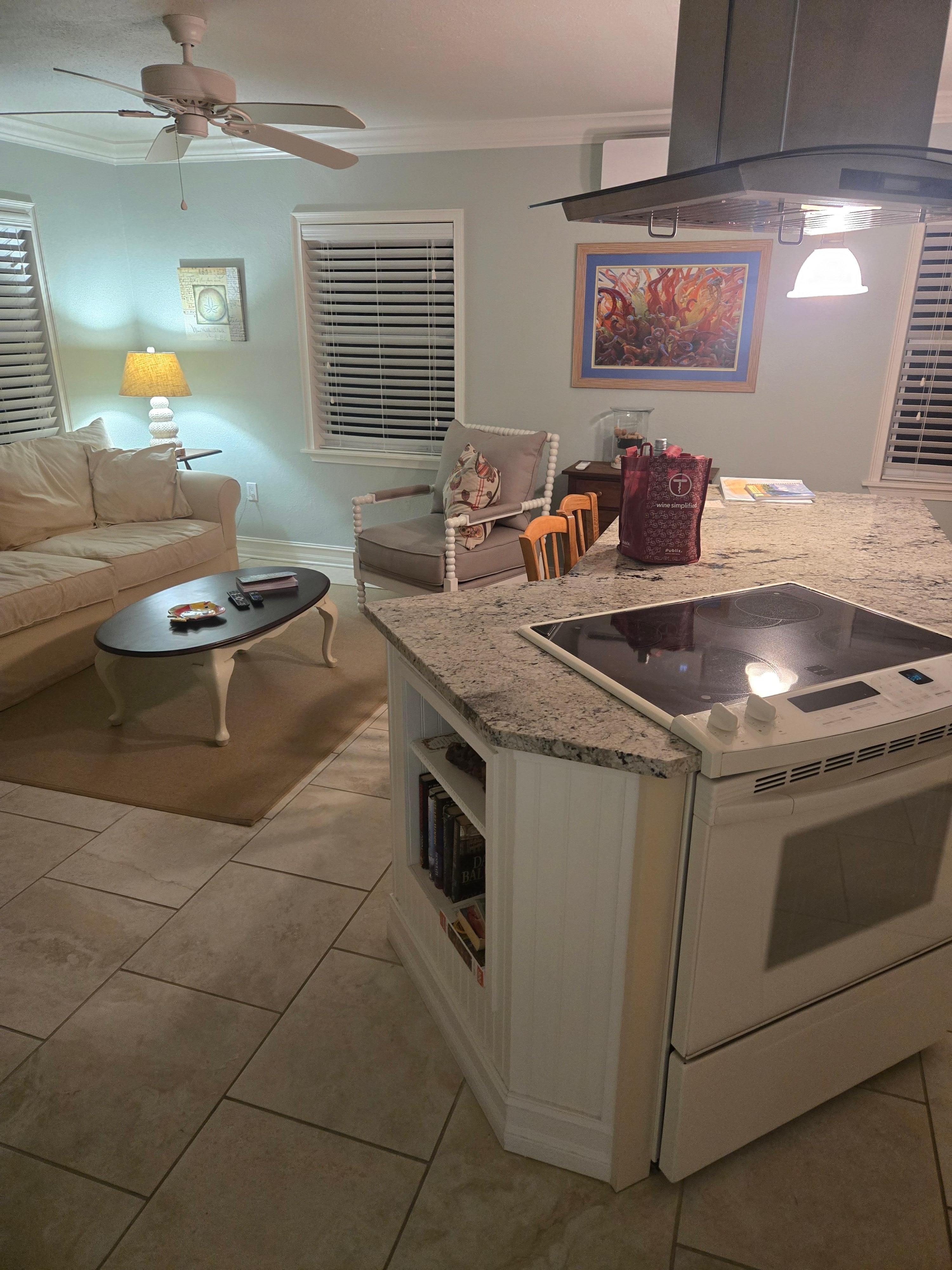 Living and dining area