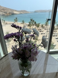 Fresh flowers in room