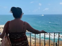 Uber trip to historic fort morro