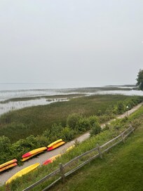 View of bay ( Lake Michigan)