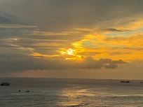 Our sunset view from our balcony