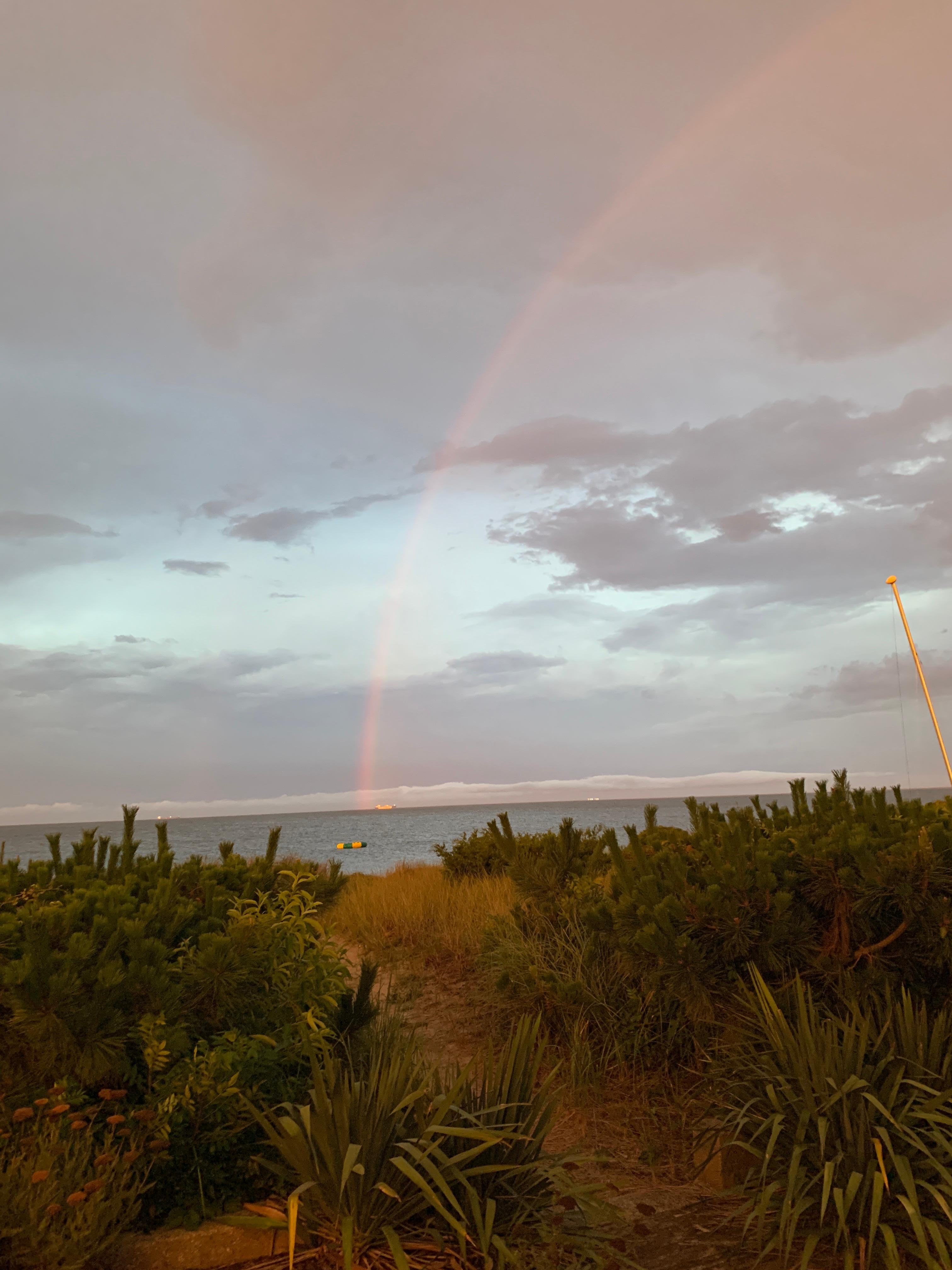 Rainbow after the storm.
