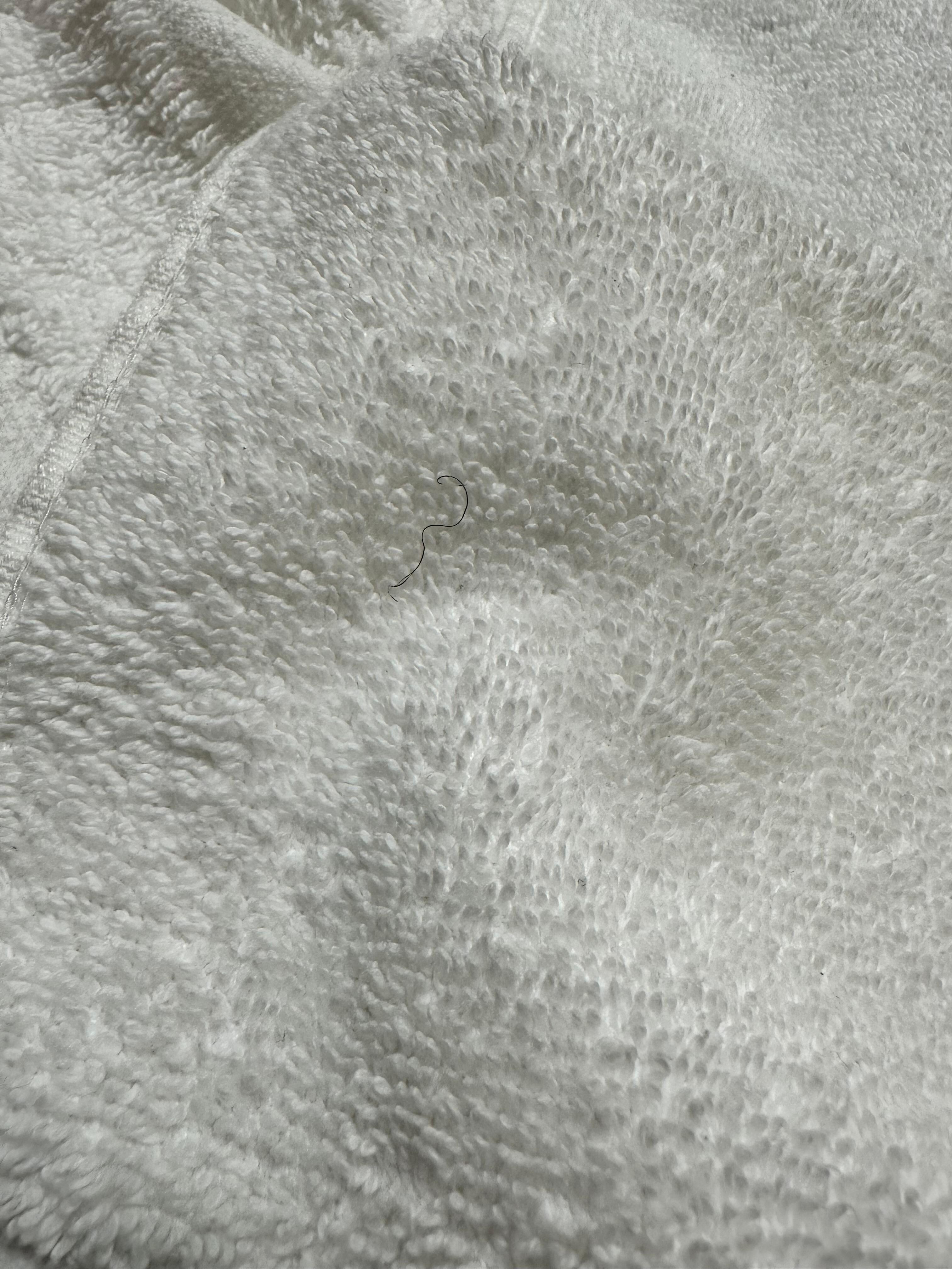 Hair in towel