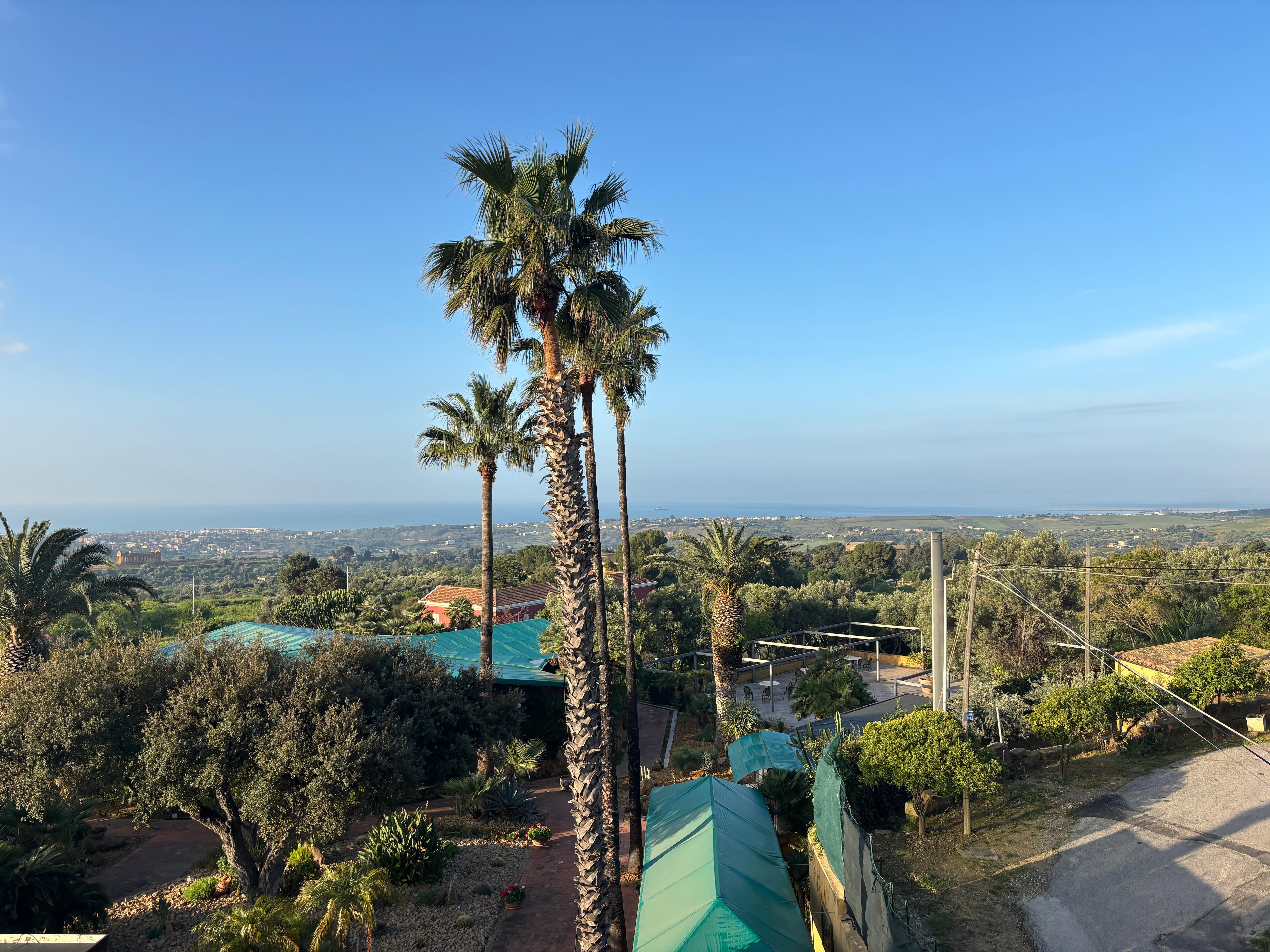 View from the room on the third floor.