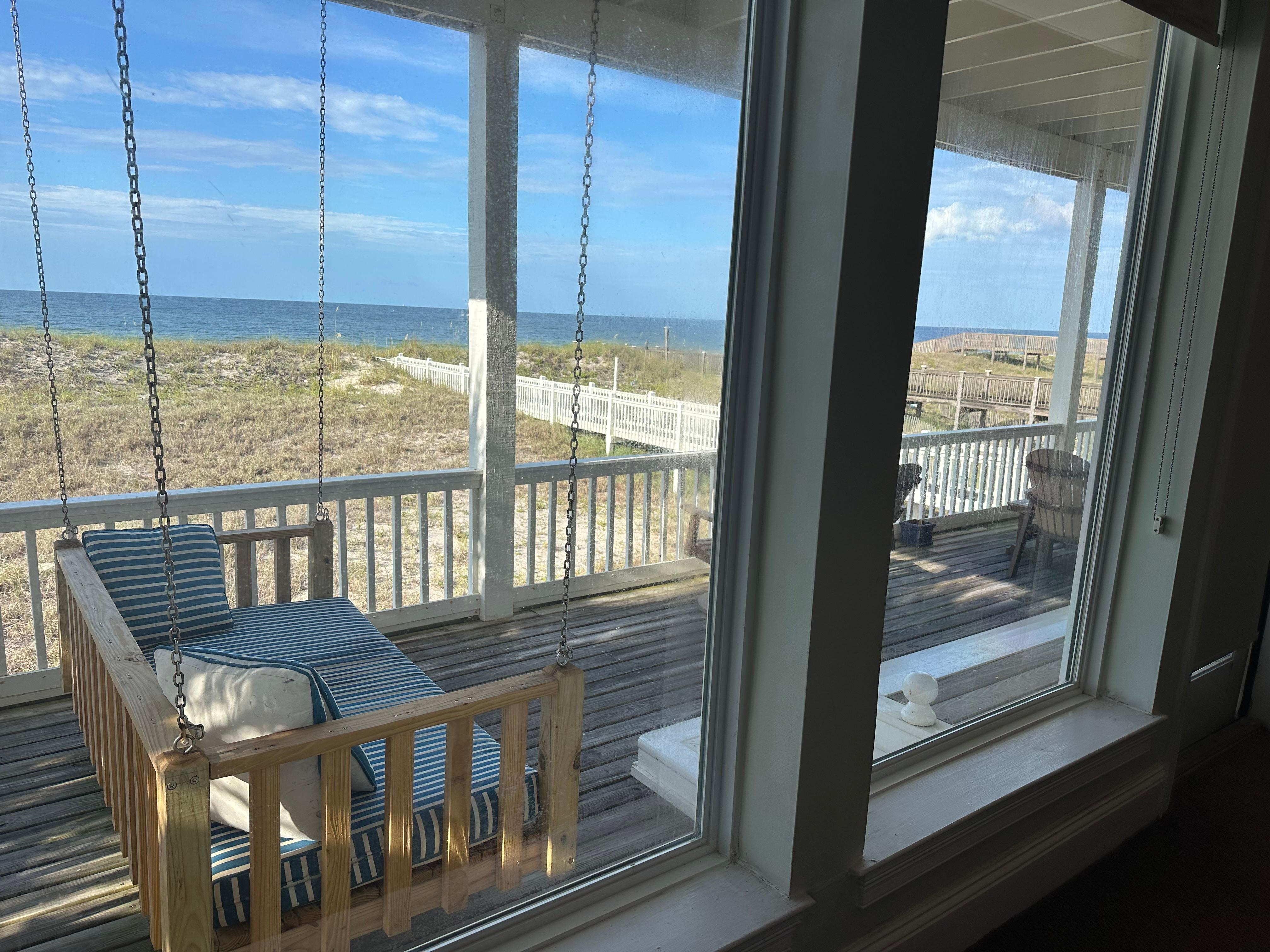 View from the downstairs master