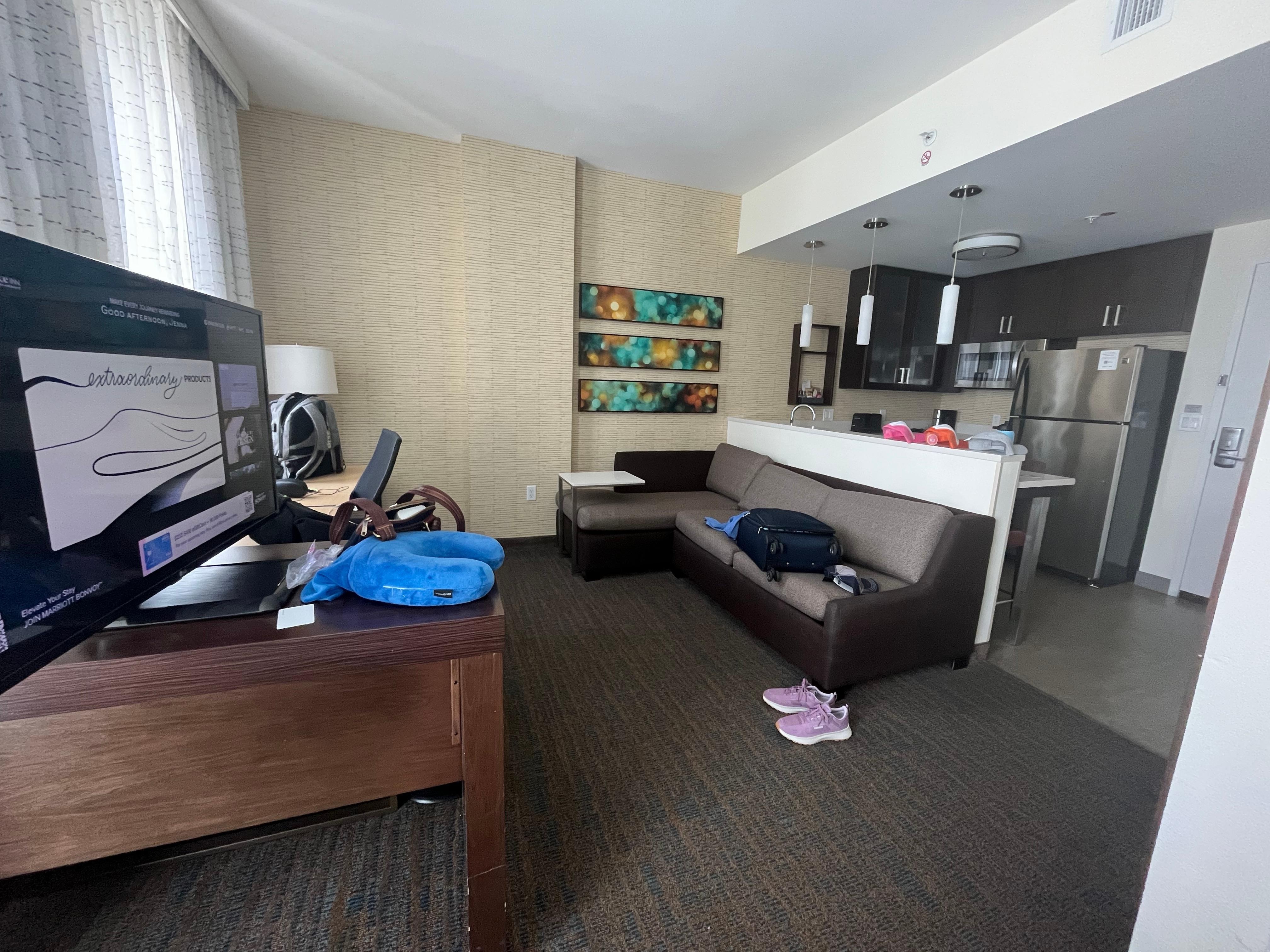 Room view from bed area