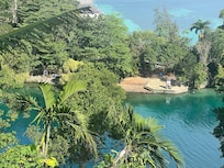 View from the pool area