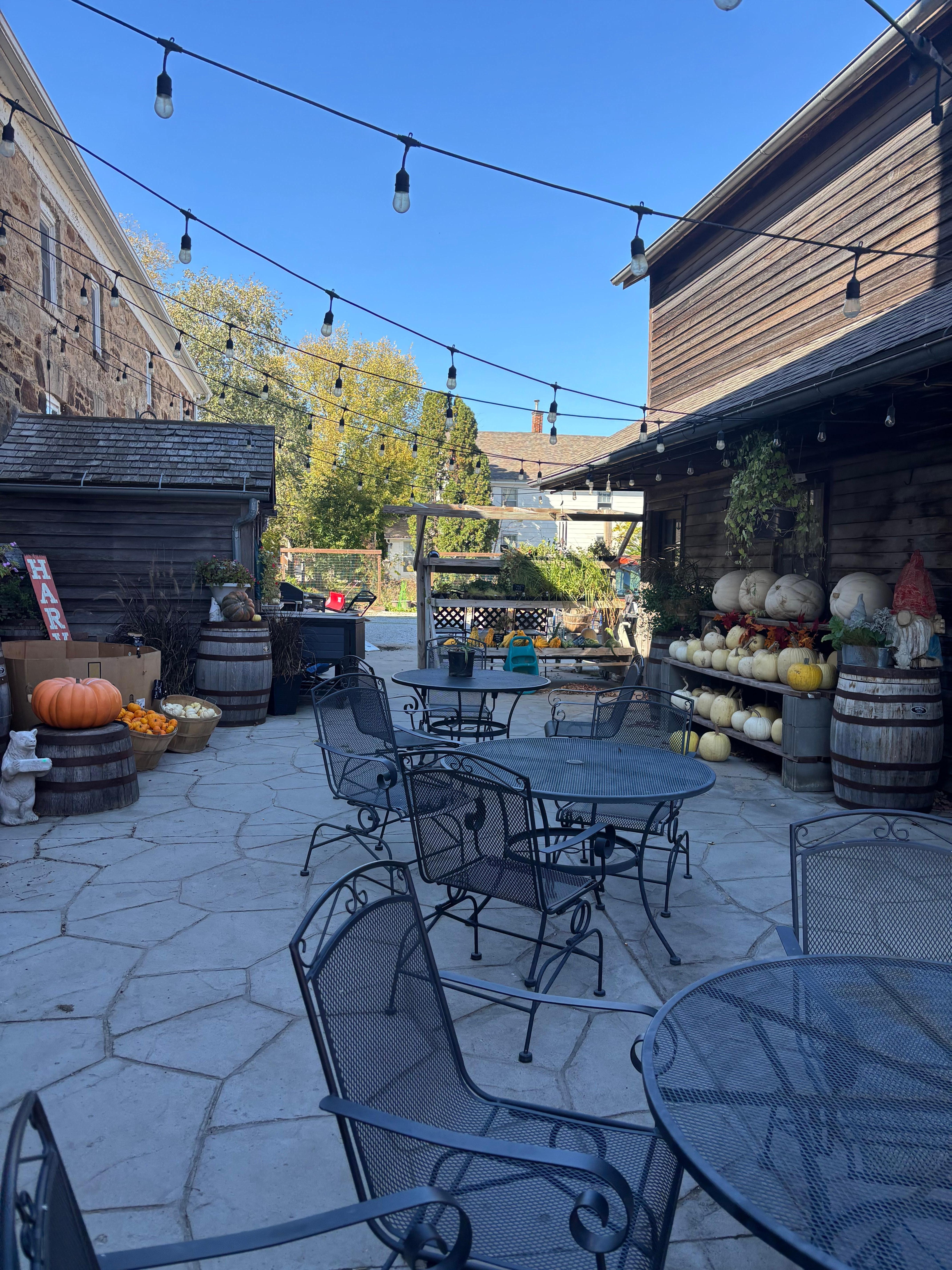 Local shop courtyard