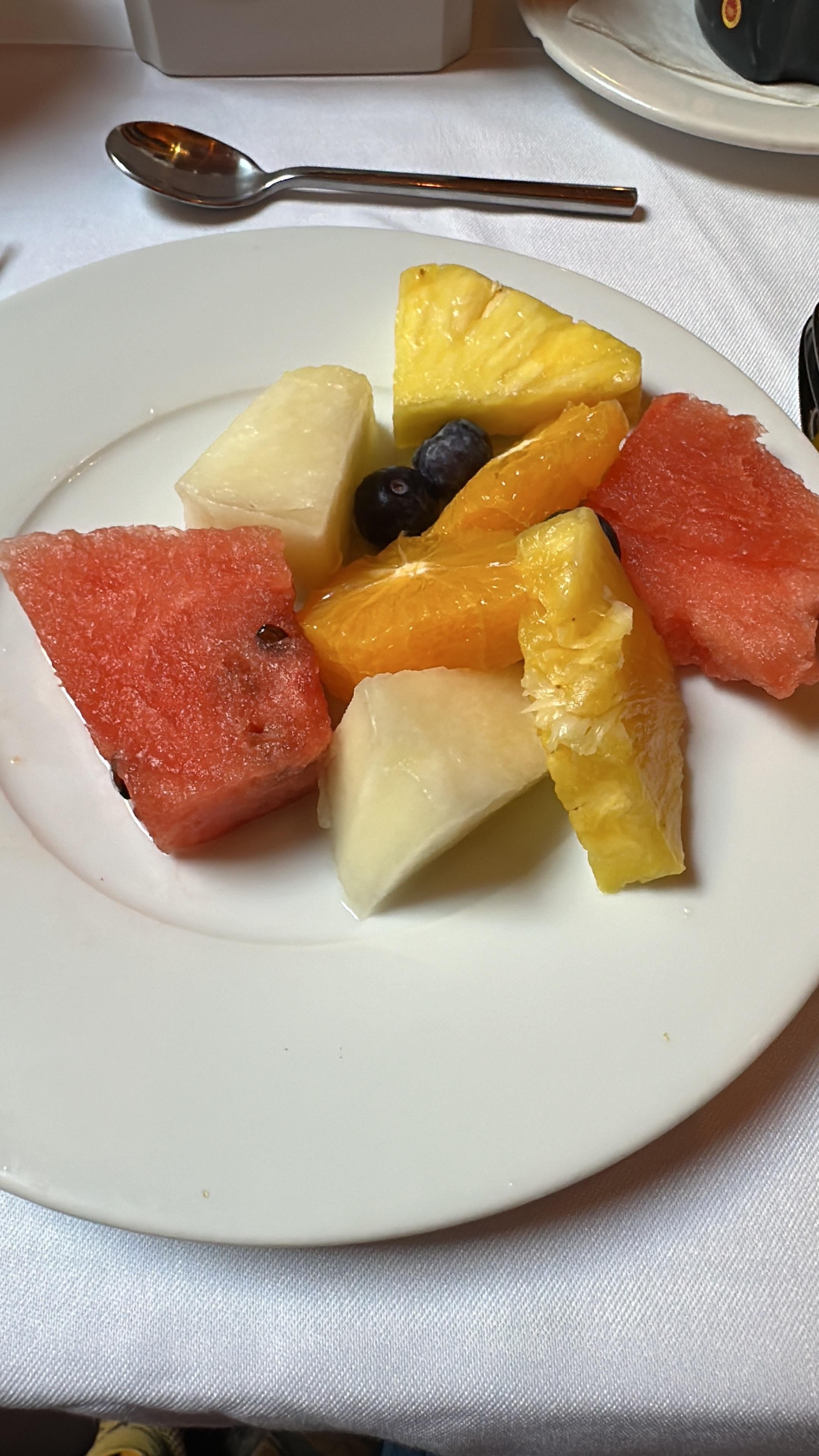 Fresh fruit every morning 