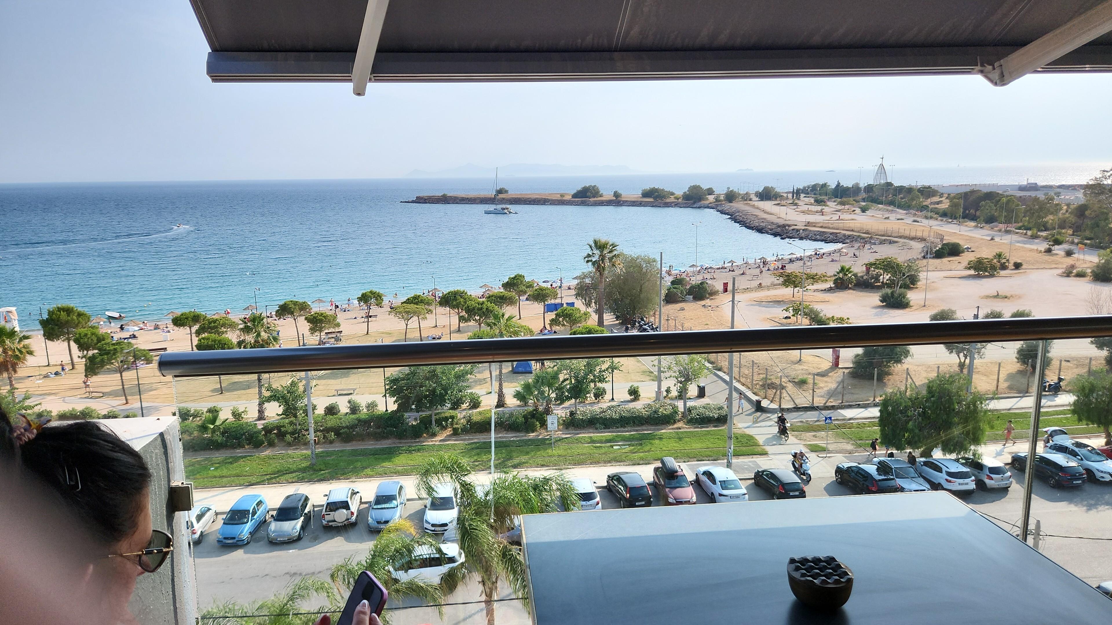 View from rooftop bar