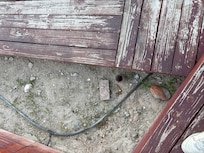 Just dirty unsafe yard