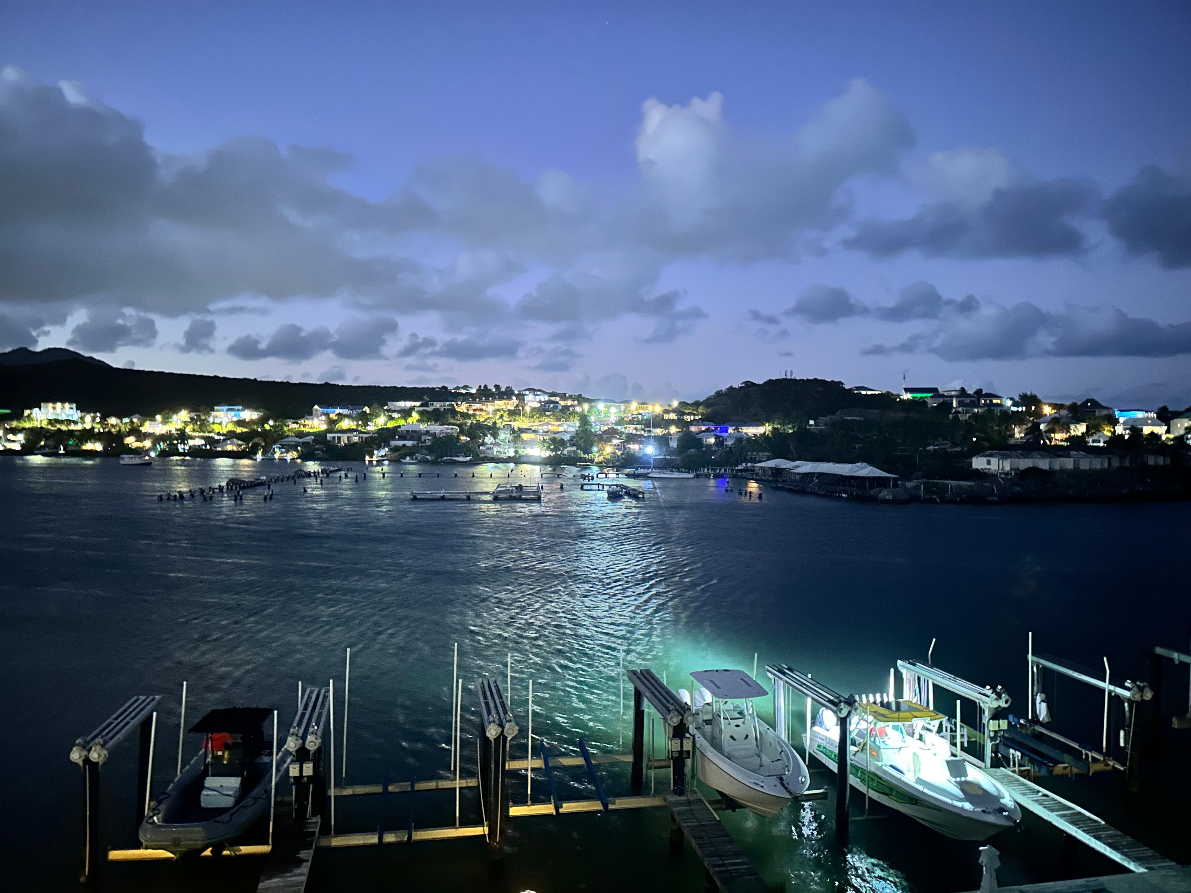 Room view on the bayside of resort, beautiful!