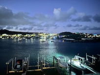 Room view on the bayside of resort, beautiful!