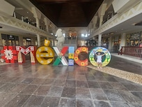 Sign at main entrance bottom floor
