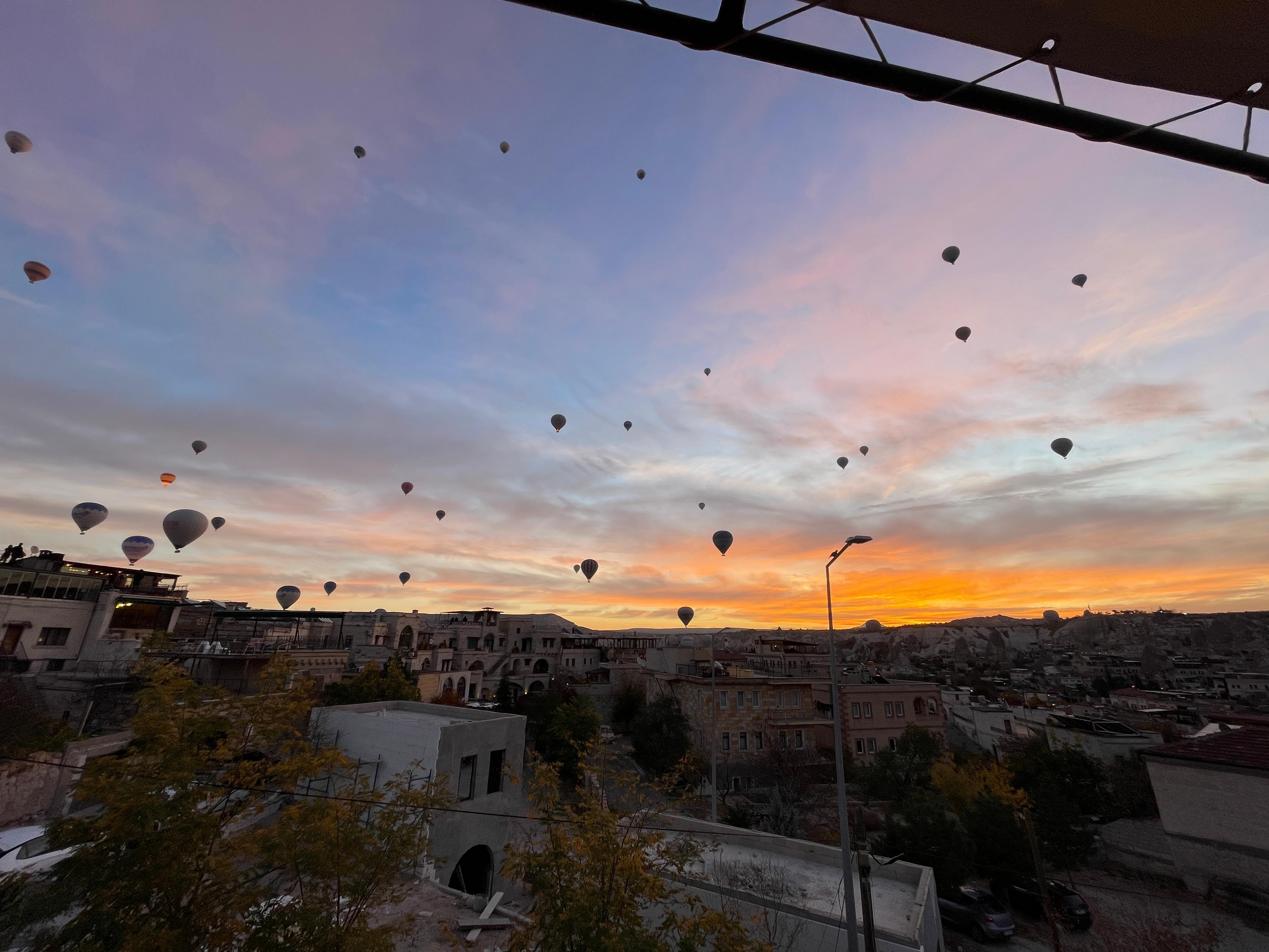 숙소에서의 벌룬