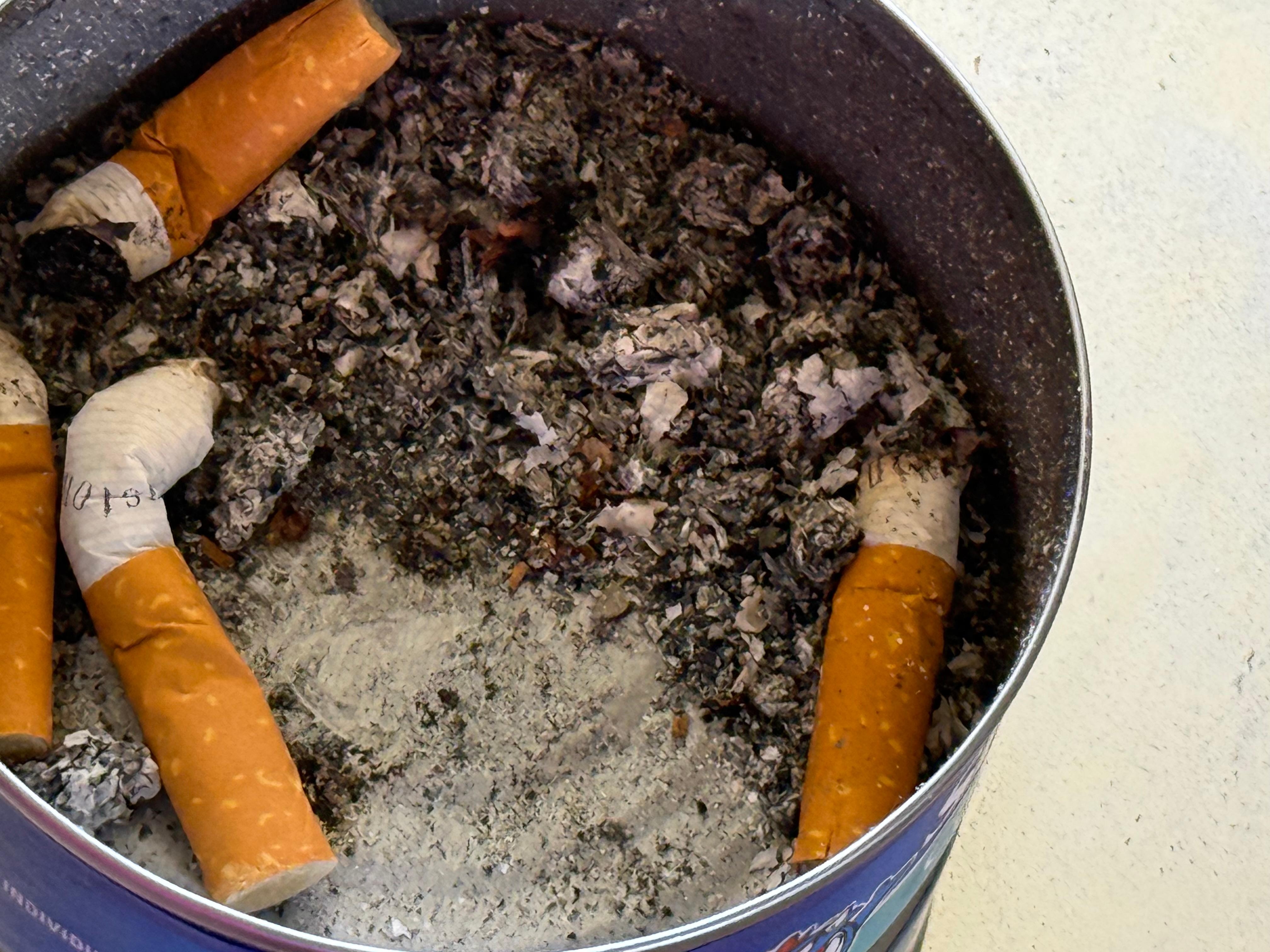 outside room door in hallway