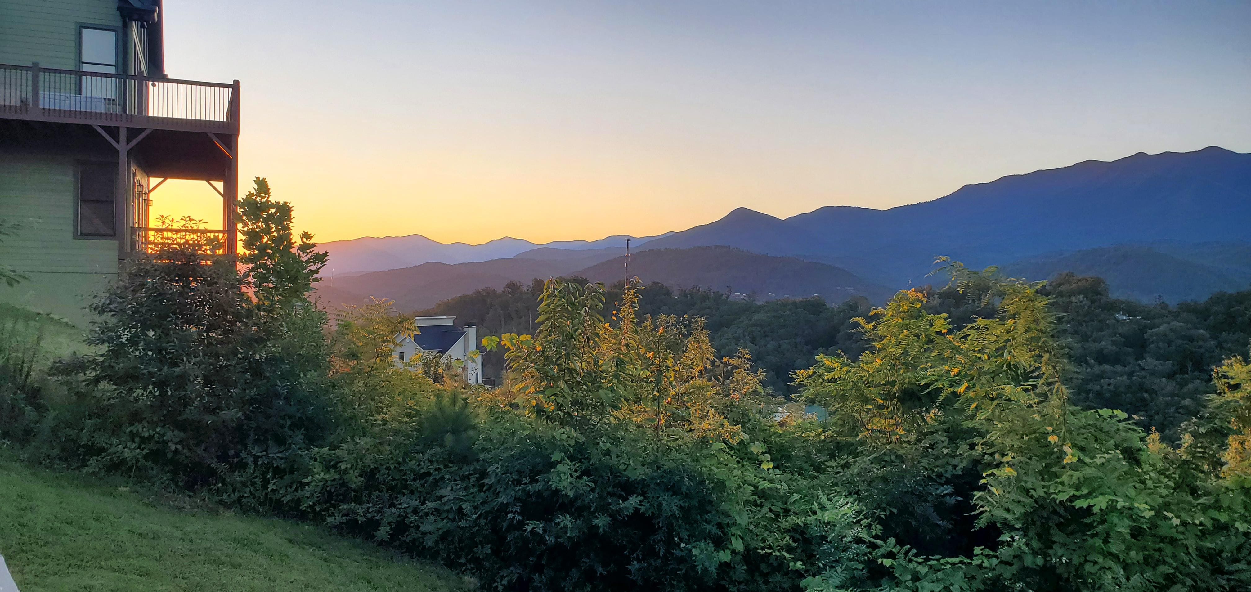 Sunrise over Gatlinburg 