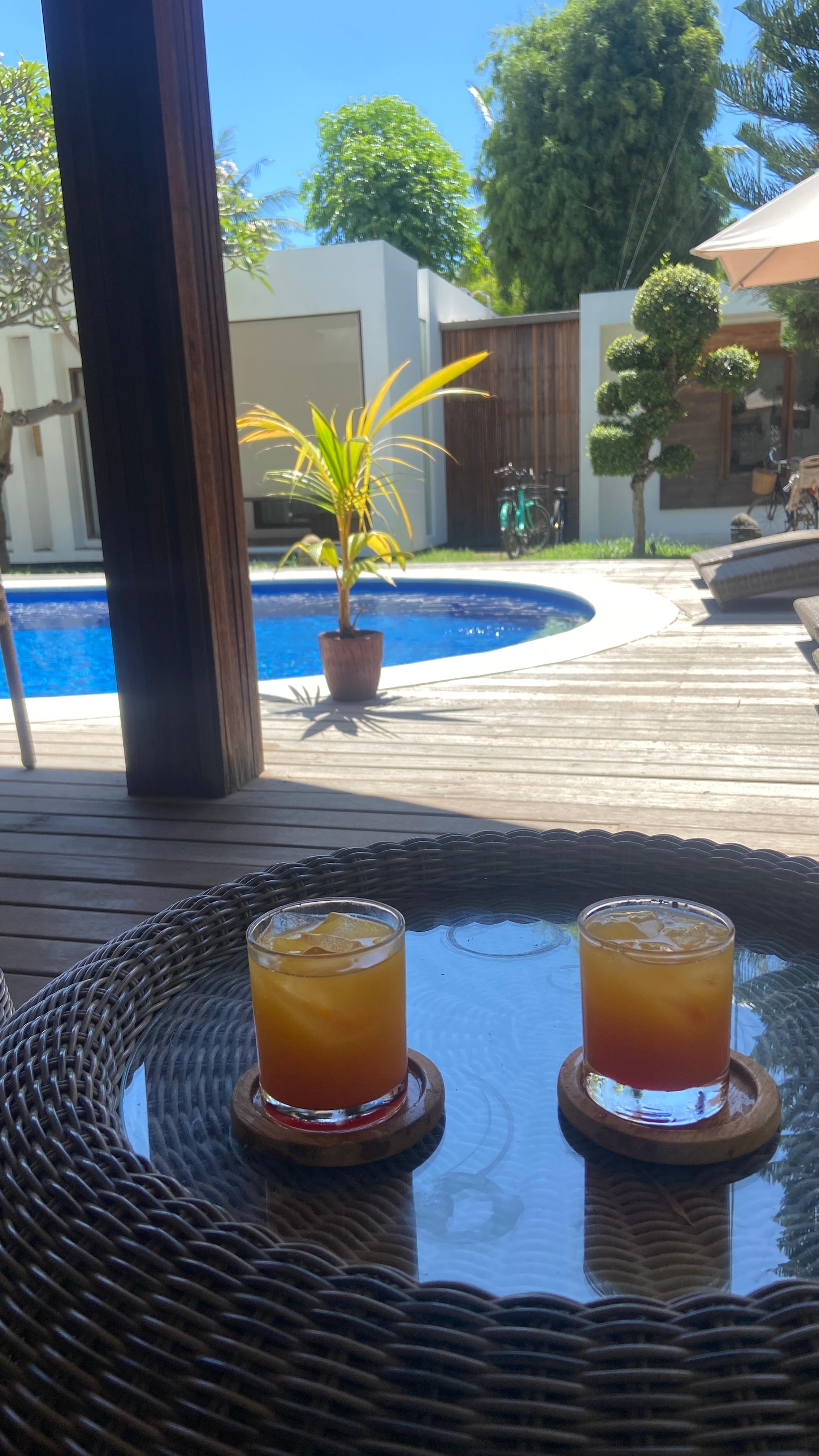 Welcome drinks