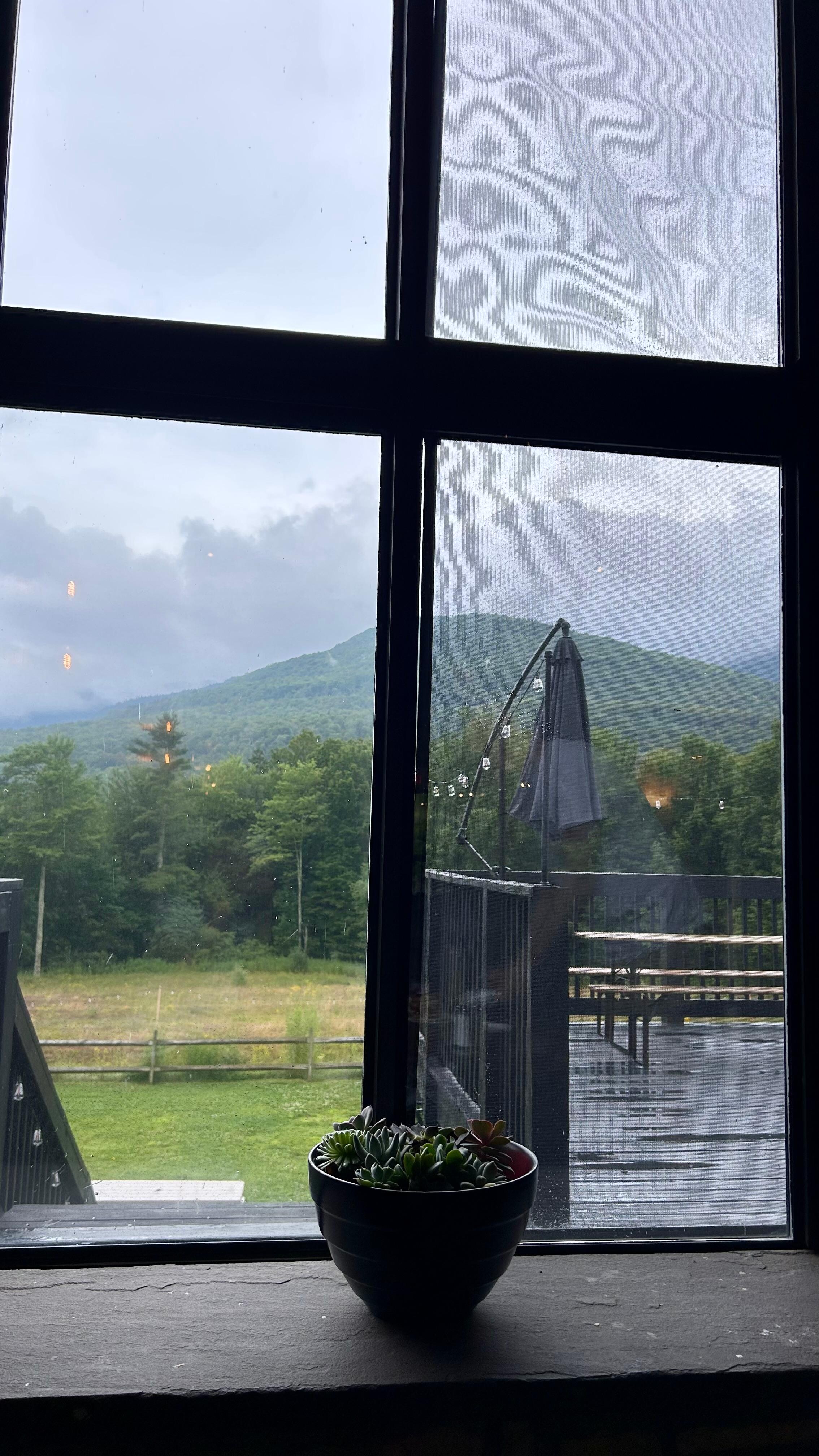 Breakfast with a view 