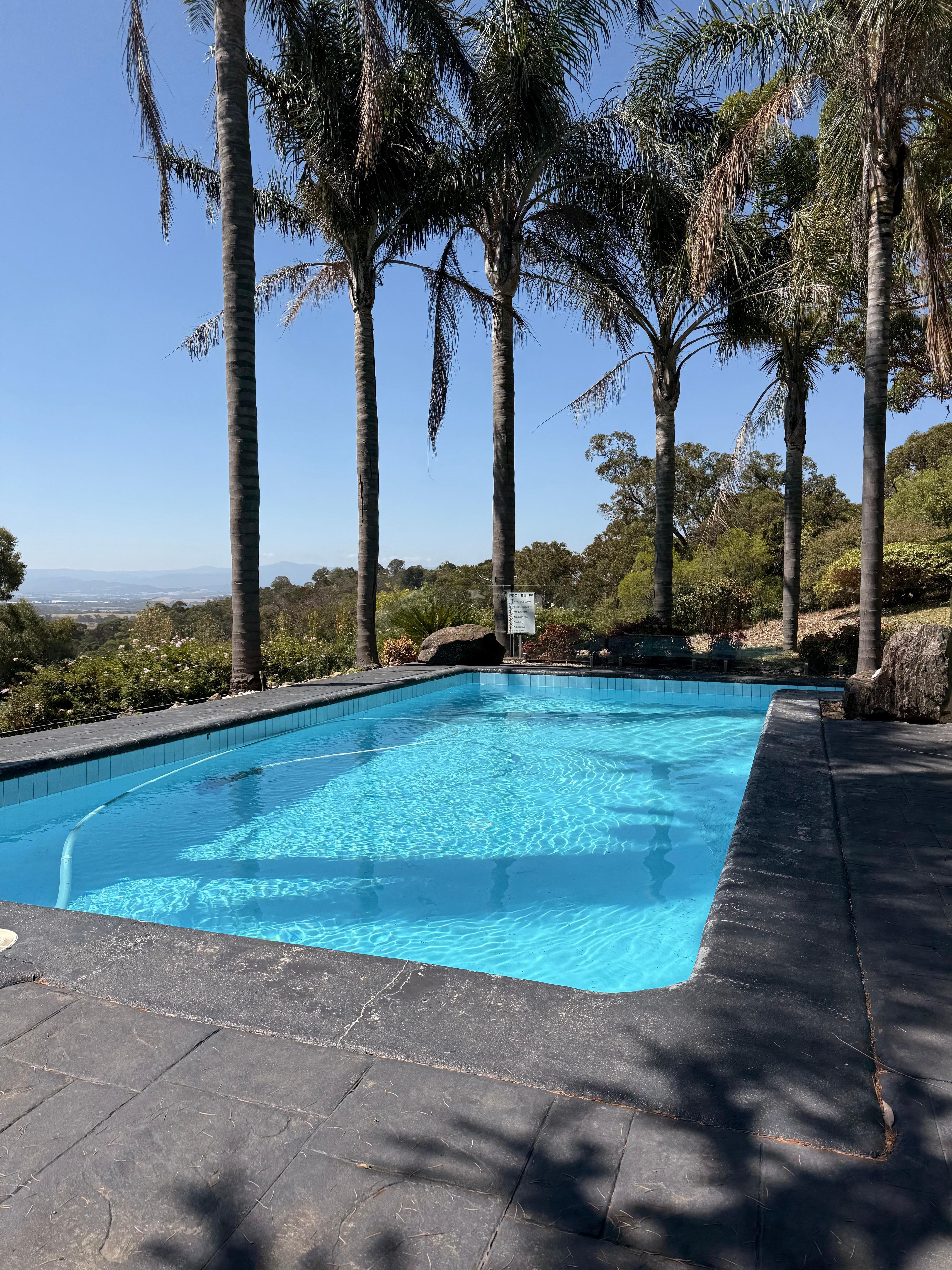 Sensational heated pool 