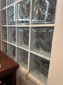 Water splash and dirt.