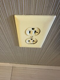 All of our outlets were upside down, sign of lazy craftsmanship or someone not knowing what they are doing…