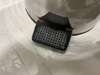 Broken pedal on trash bin