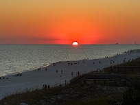 Sunset from the balcony!