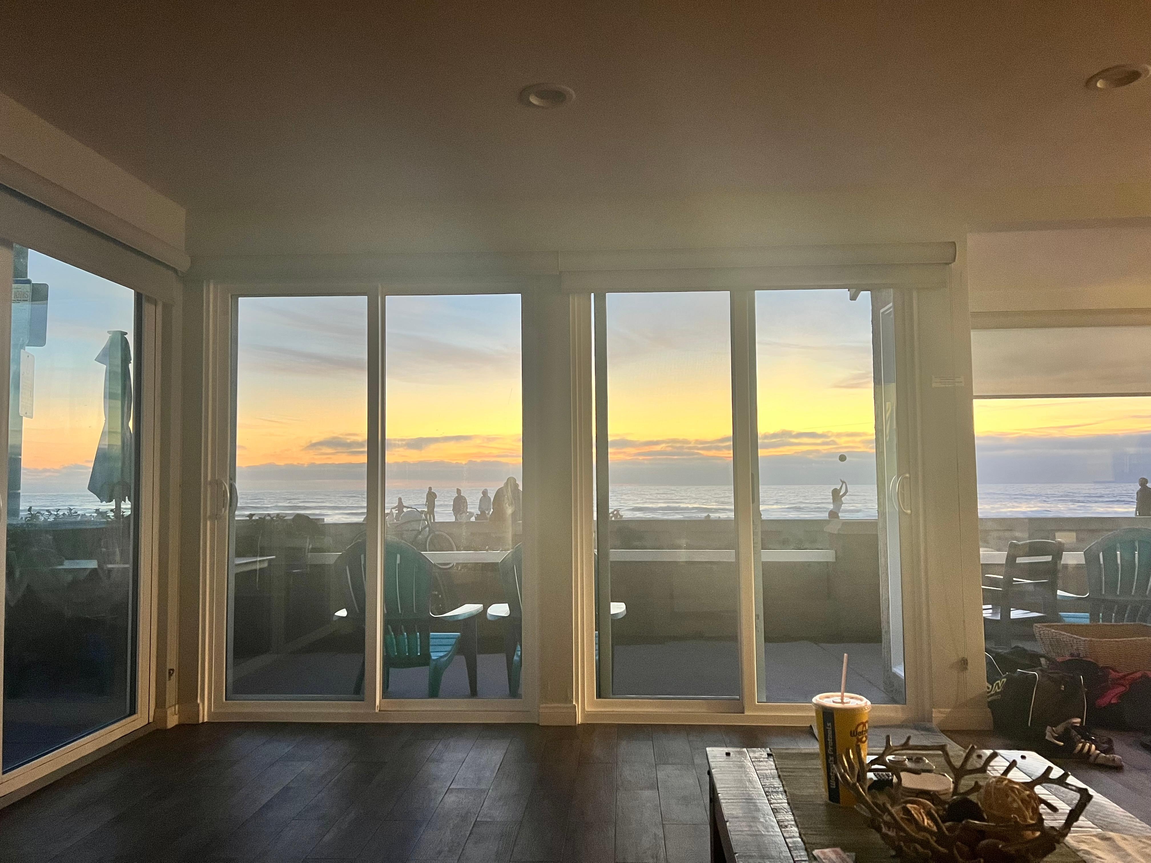 View from the couch!