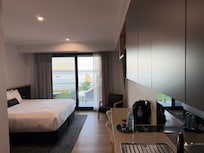 Just as good as the pictures online. Plenty of space and super modern.