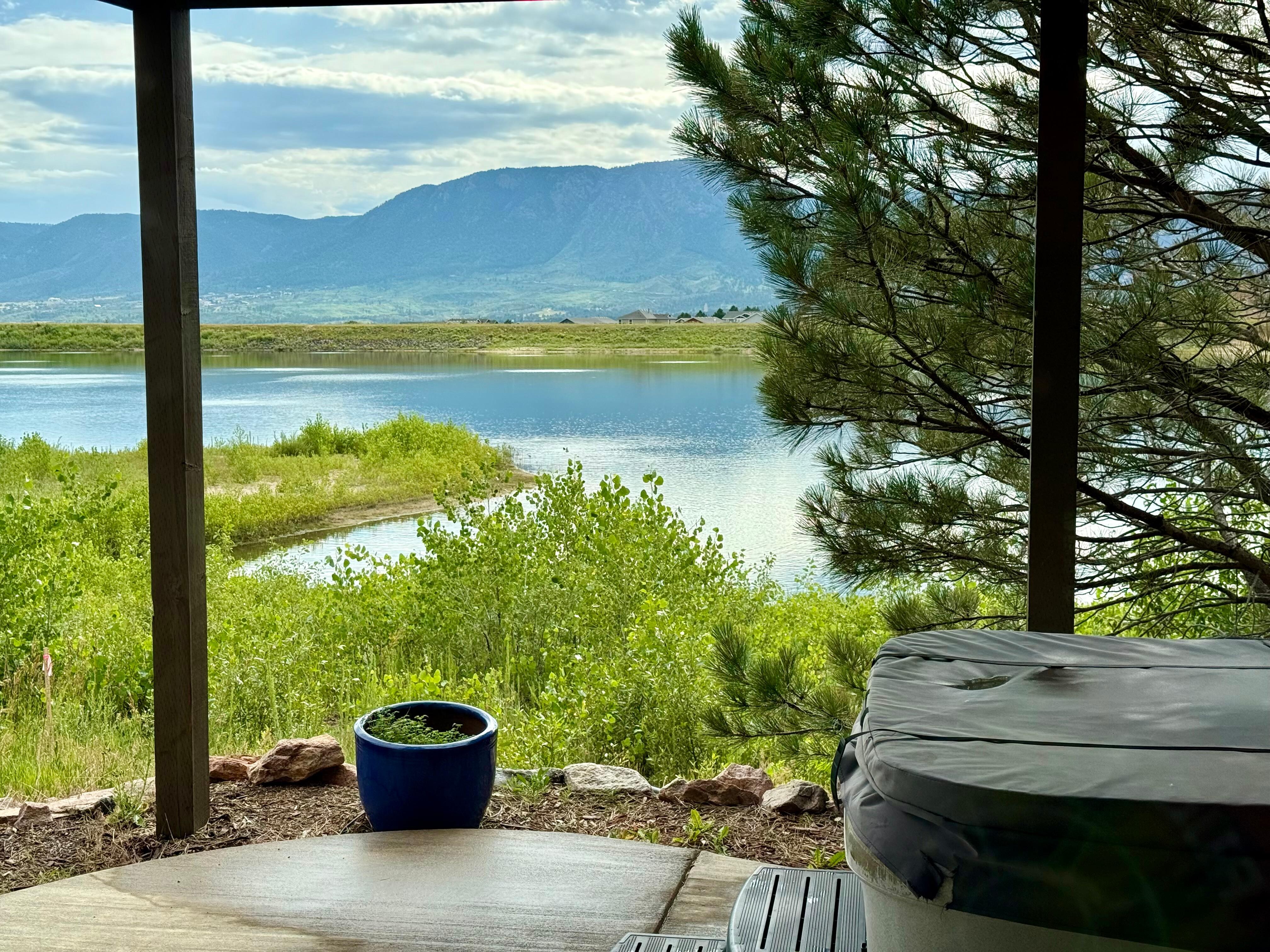 Lower patio/hottub