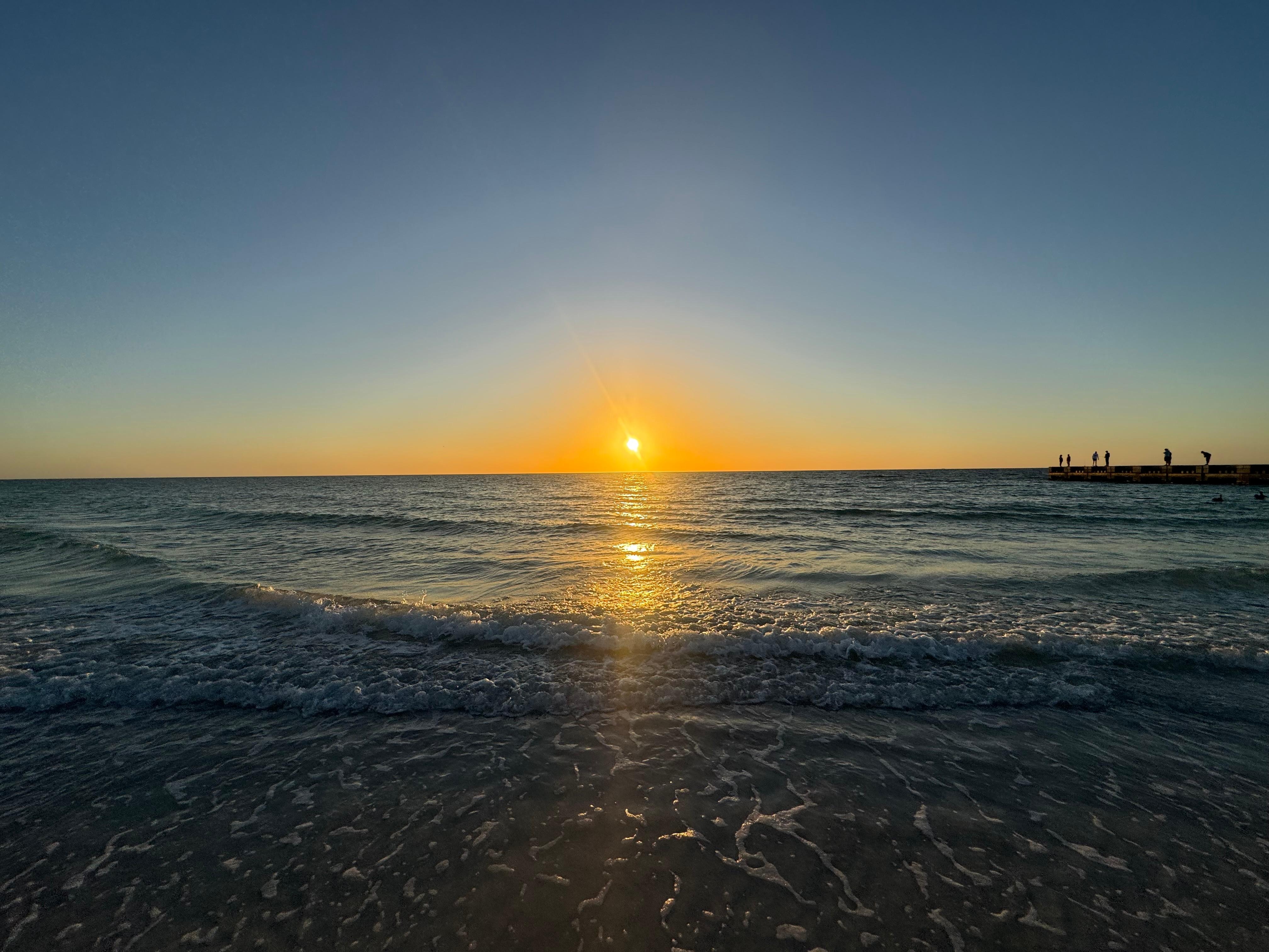 Sunset at Cortez Beach