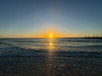 Sunset at Cortez Beach