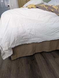 Damaged sheets still being used