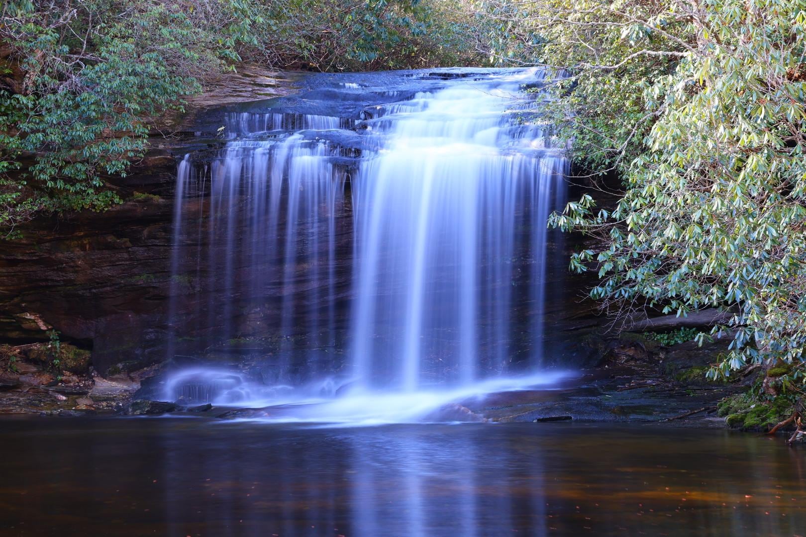 Schoolhouse Falls, Panthertown hike
