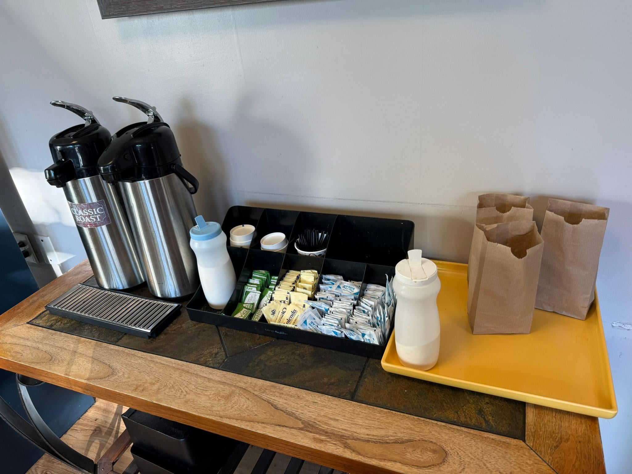 This is the breakfast bar.