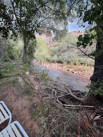 River access from the room also