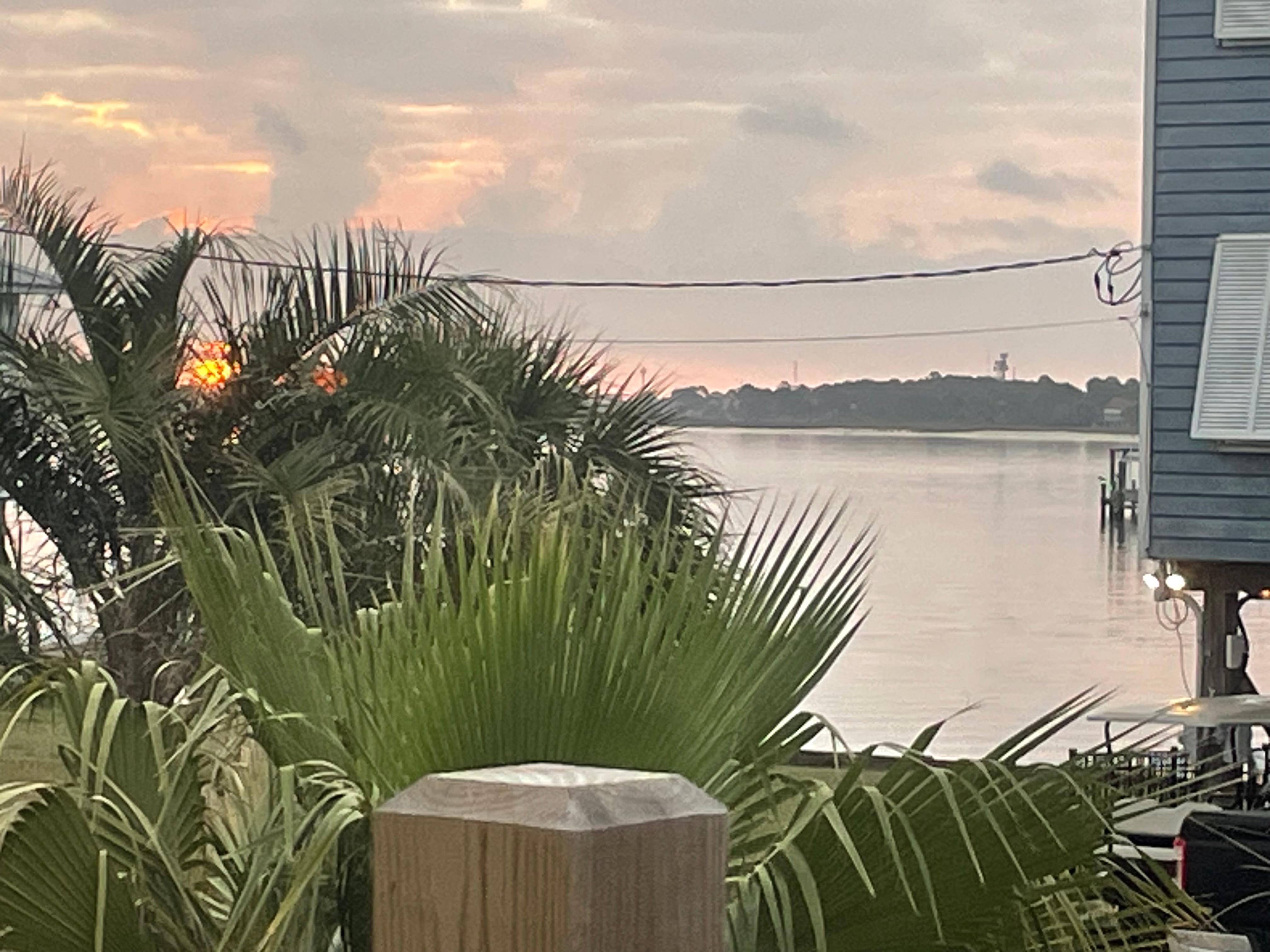 You can see the sun rise from the front door if you’re an early riser. 