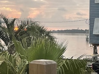 You can see the sun rise from the front door if you’re an early riser.