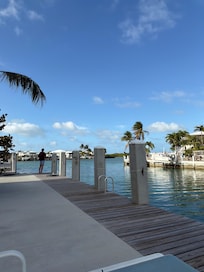 View from yard easy access for boating