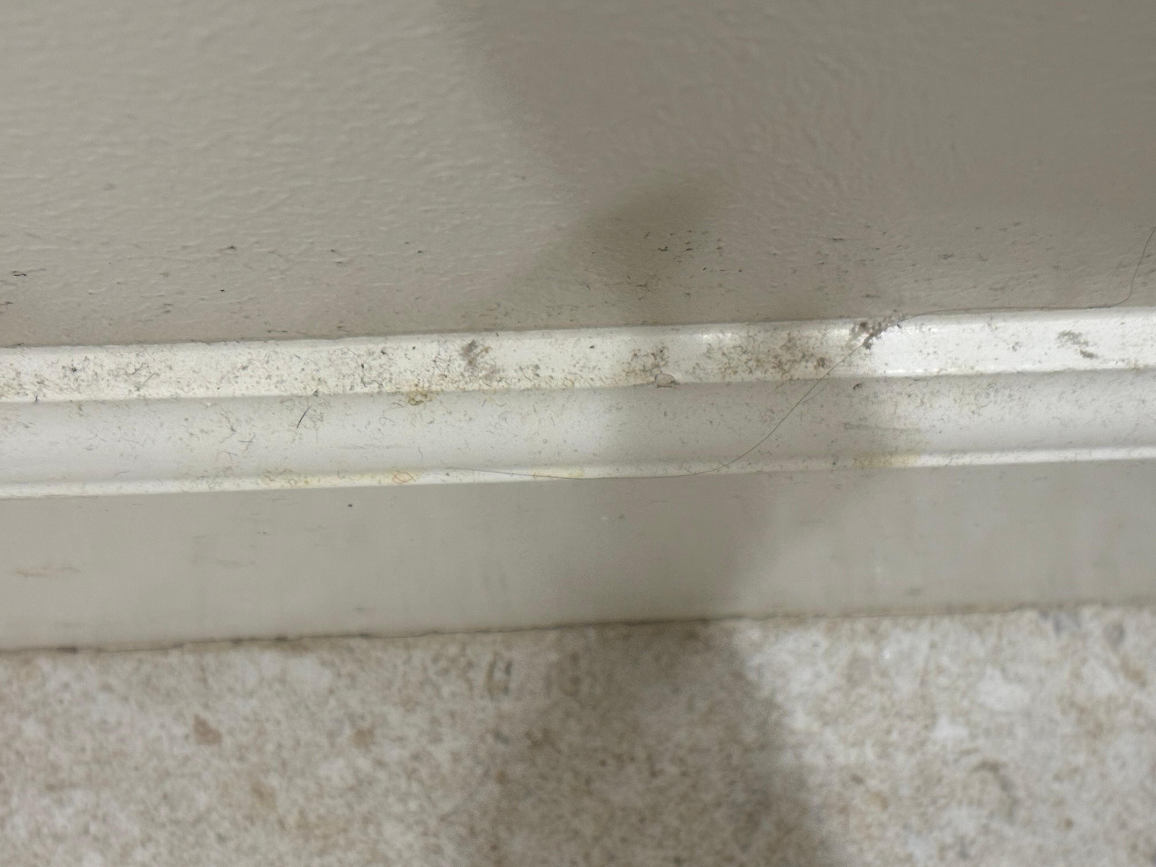 Bathroom base boards. 