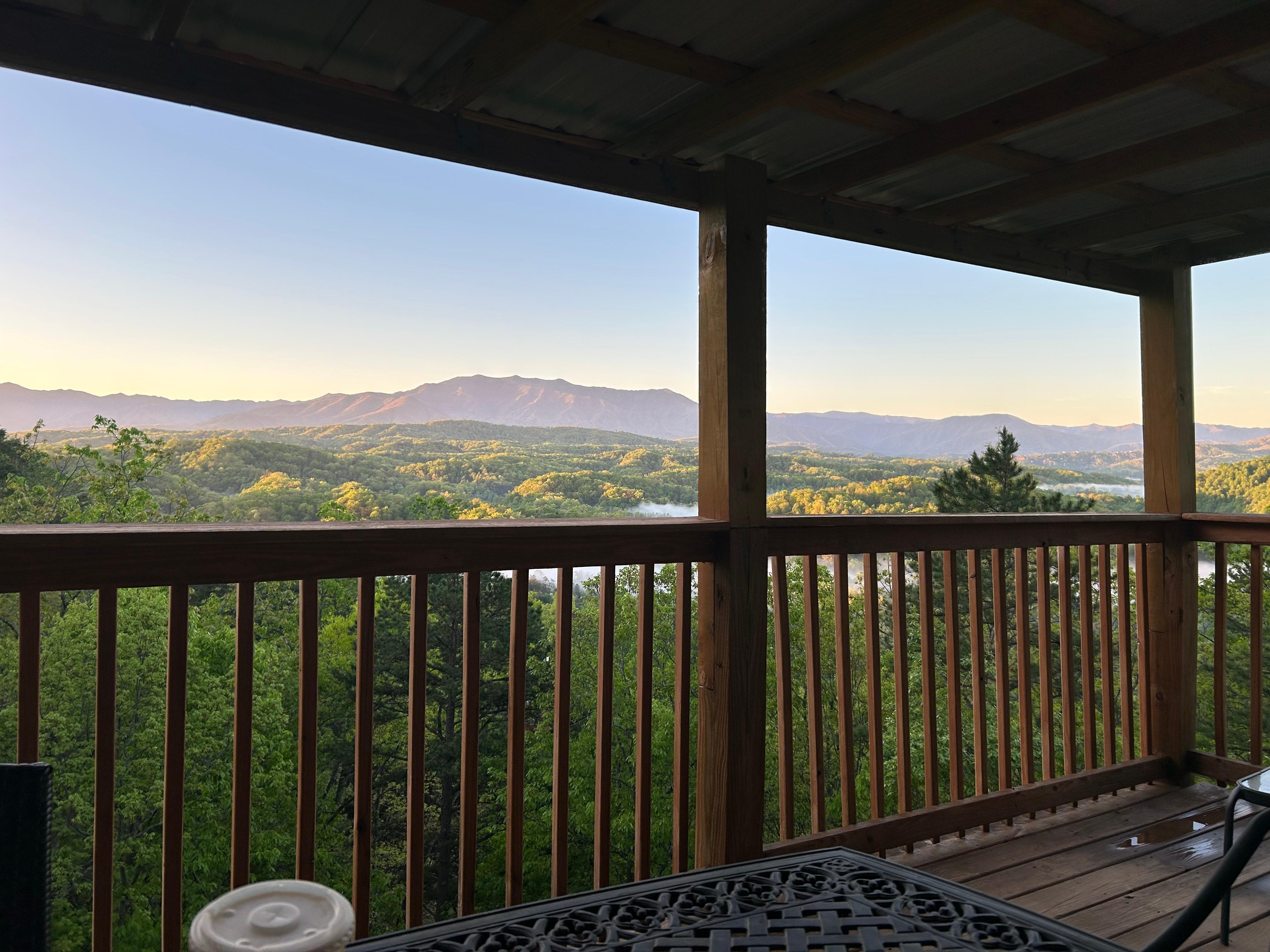 Great views from the large top deck.