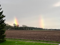 Double rainbow greeted us