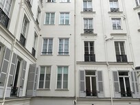 Cour intérieure vue de l’appartement