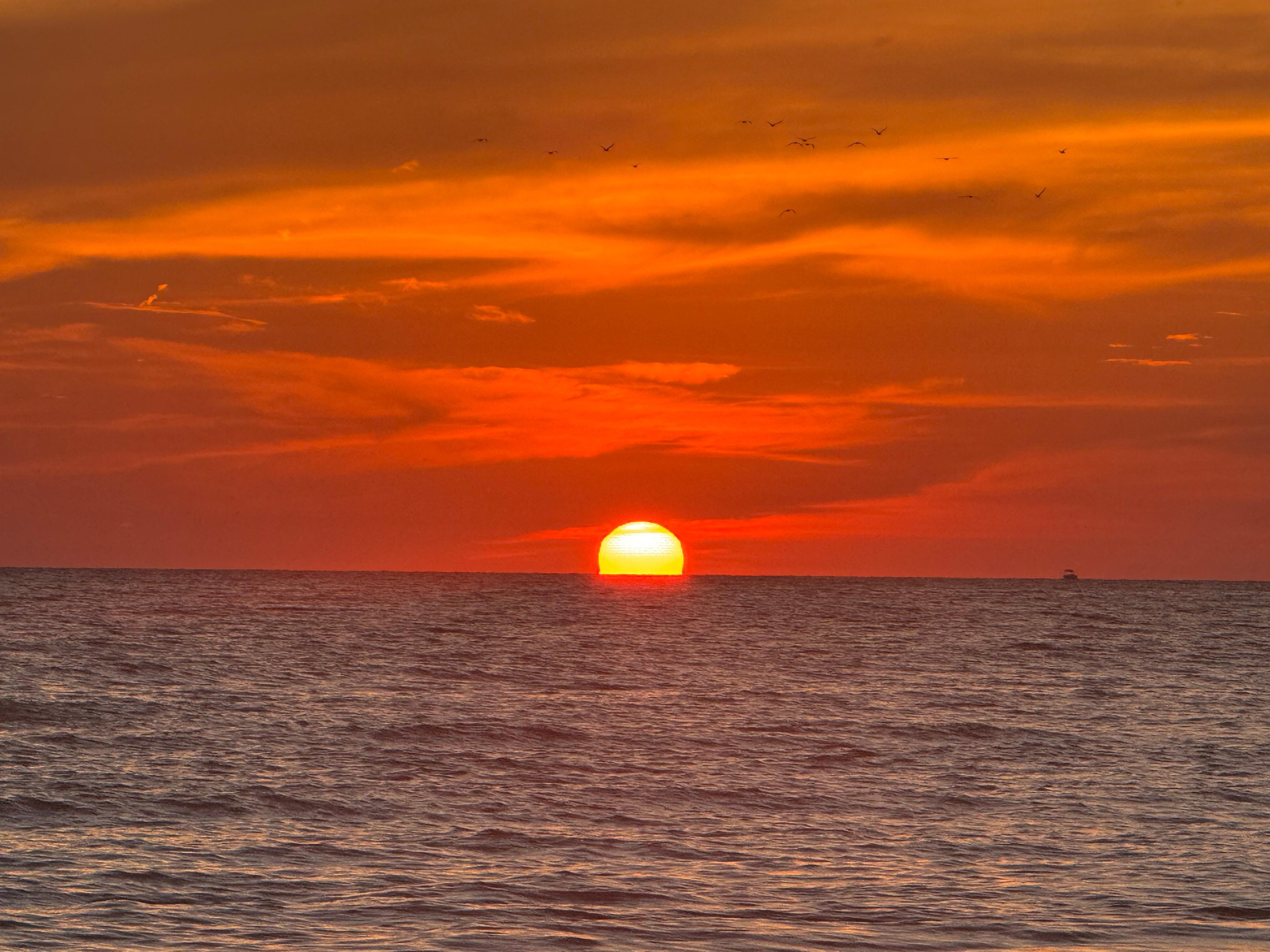 Sunset on the beach